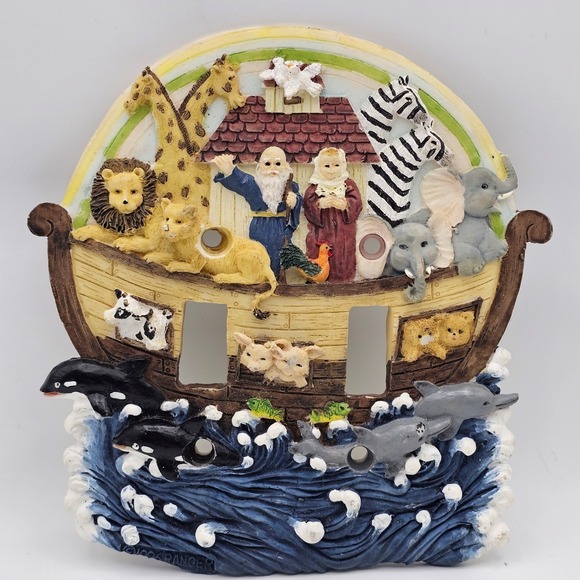 Ranger Other - Vintage 1996 Ranger International Noah's Ark 3D Resin Light Switch Cover Nursery
